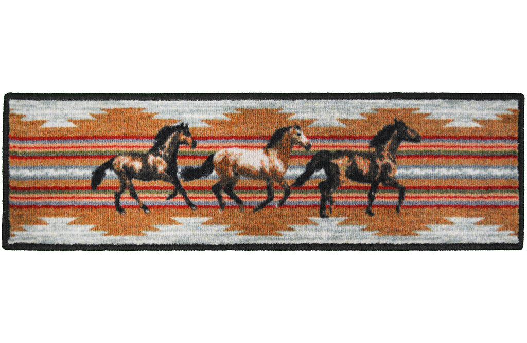 Cozy Cabin Collection Gallop Area Rug