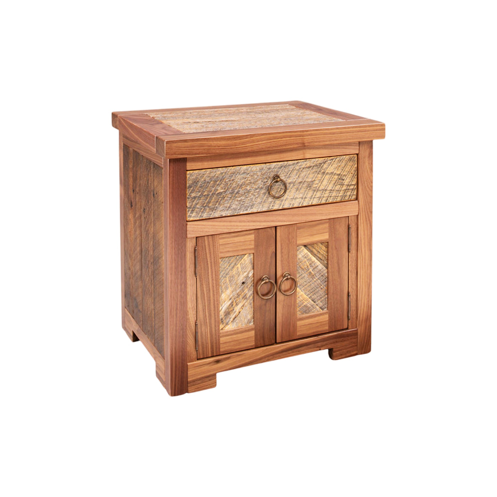 Grapevine 2 Door 1 Drawer Side Table End Table