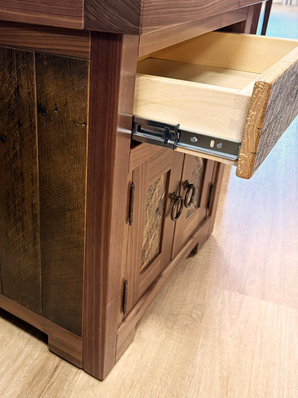 Grapevine 2 Door 1 Drawer Side Table
