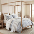 Genoa Bedding Set - Vintage Blue