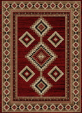 Hearthside Thunder Red Area Rug