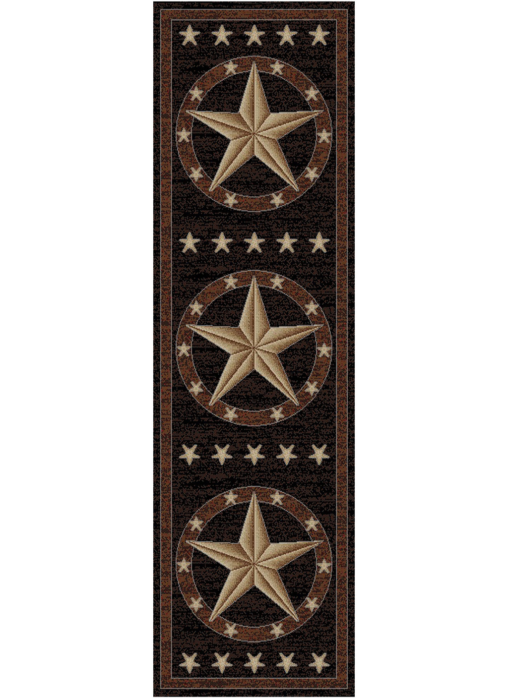 Hearthside Western Star Ebony Area Rug