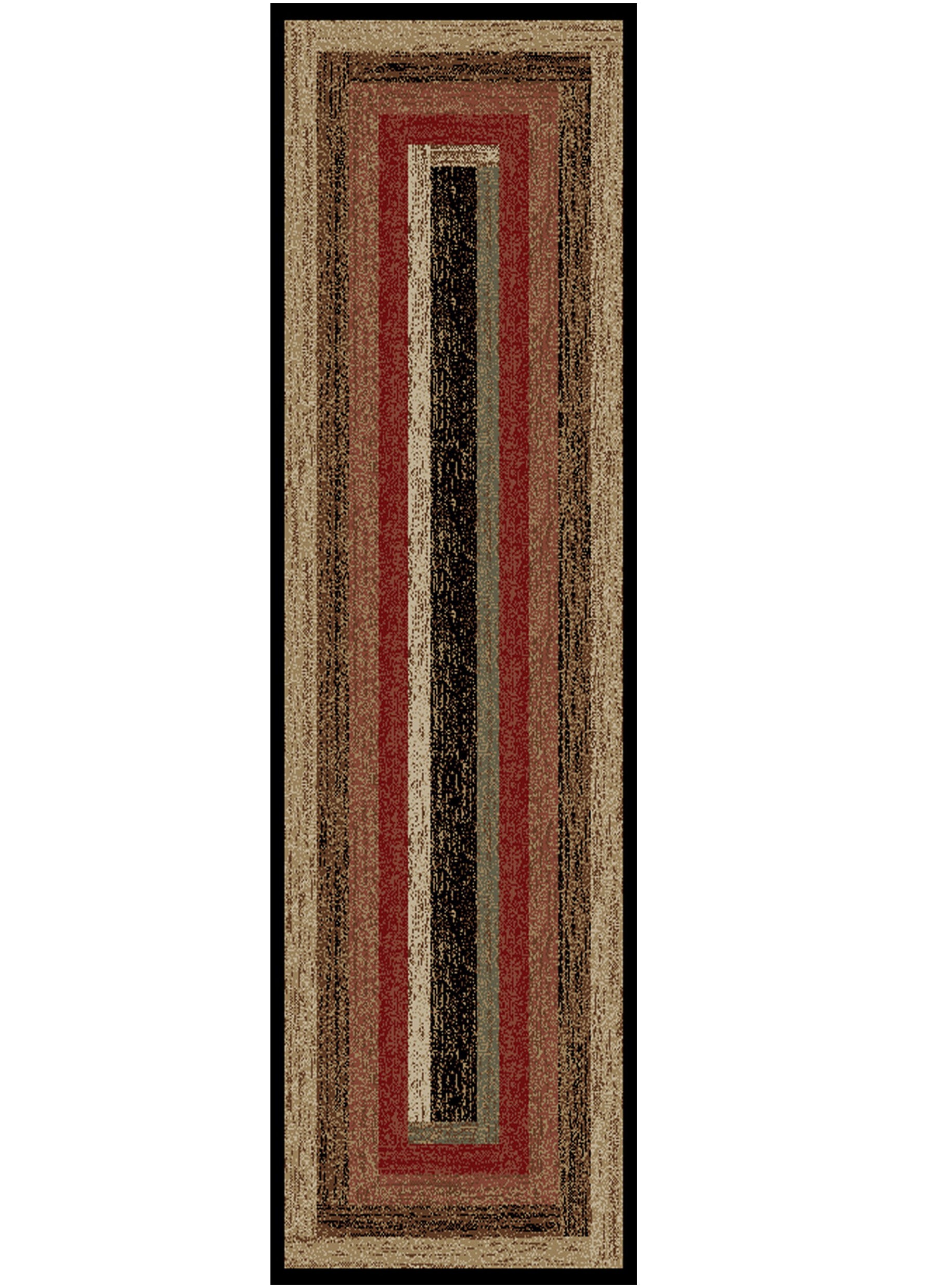Hearthside Rustic Panel Multi Area Rug