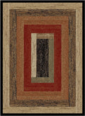 Hearthside Rustic Panel Multi Area Rug