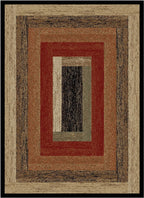 Hearthside Rustic Panel Multi Area Rug