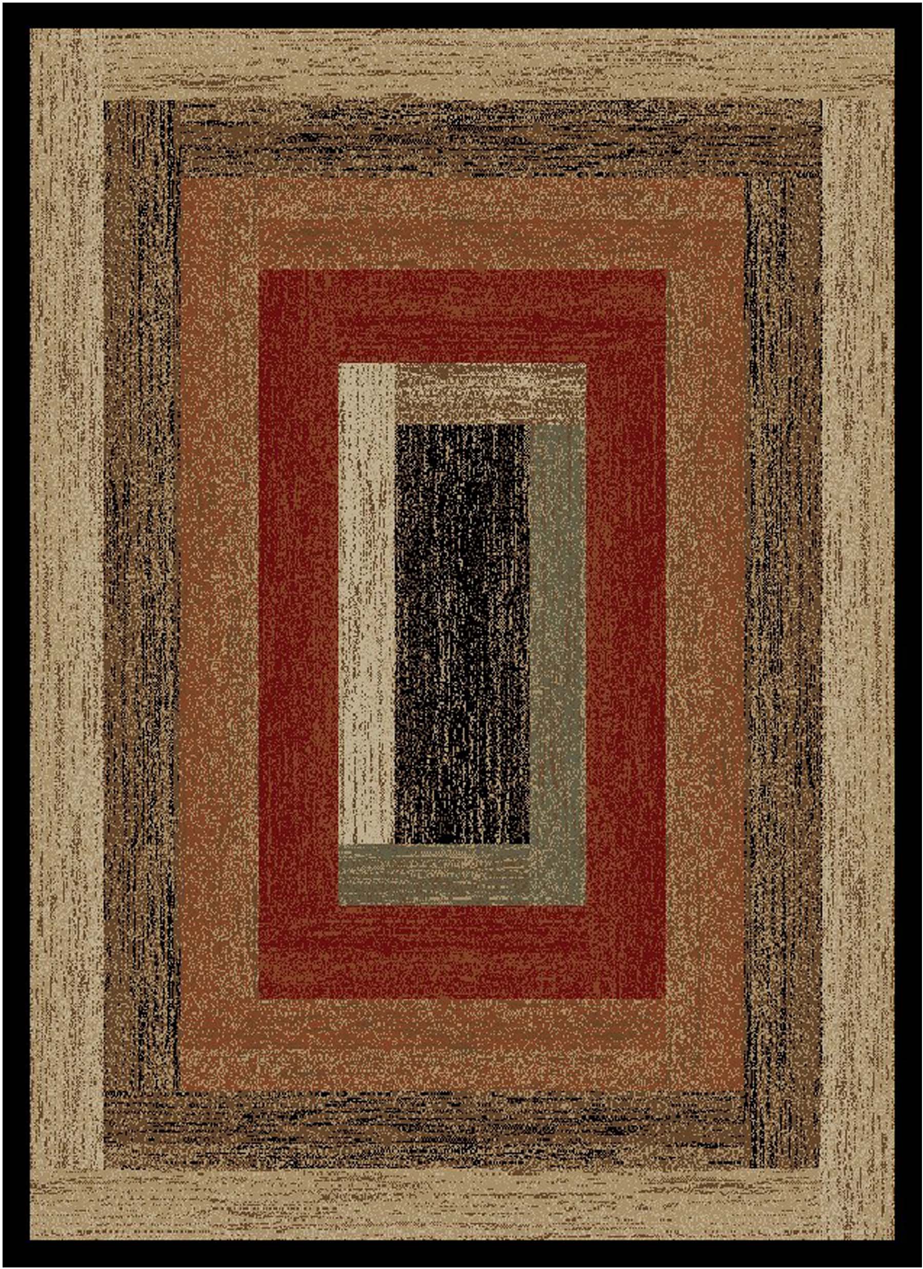 Hearthside Rustic Panel Multi Area Rug