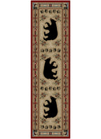 Hearthside Woodlands Bear Area Rug