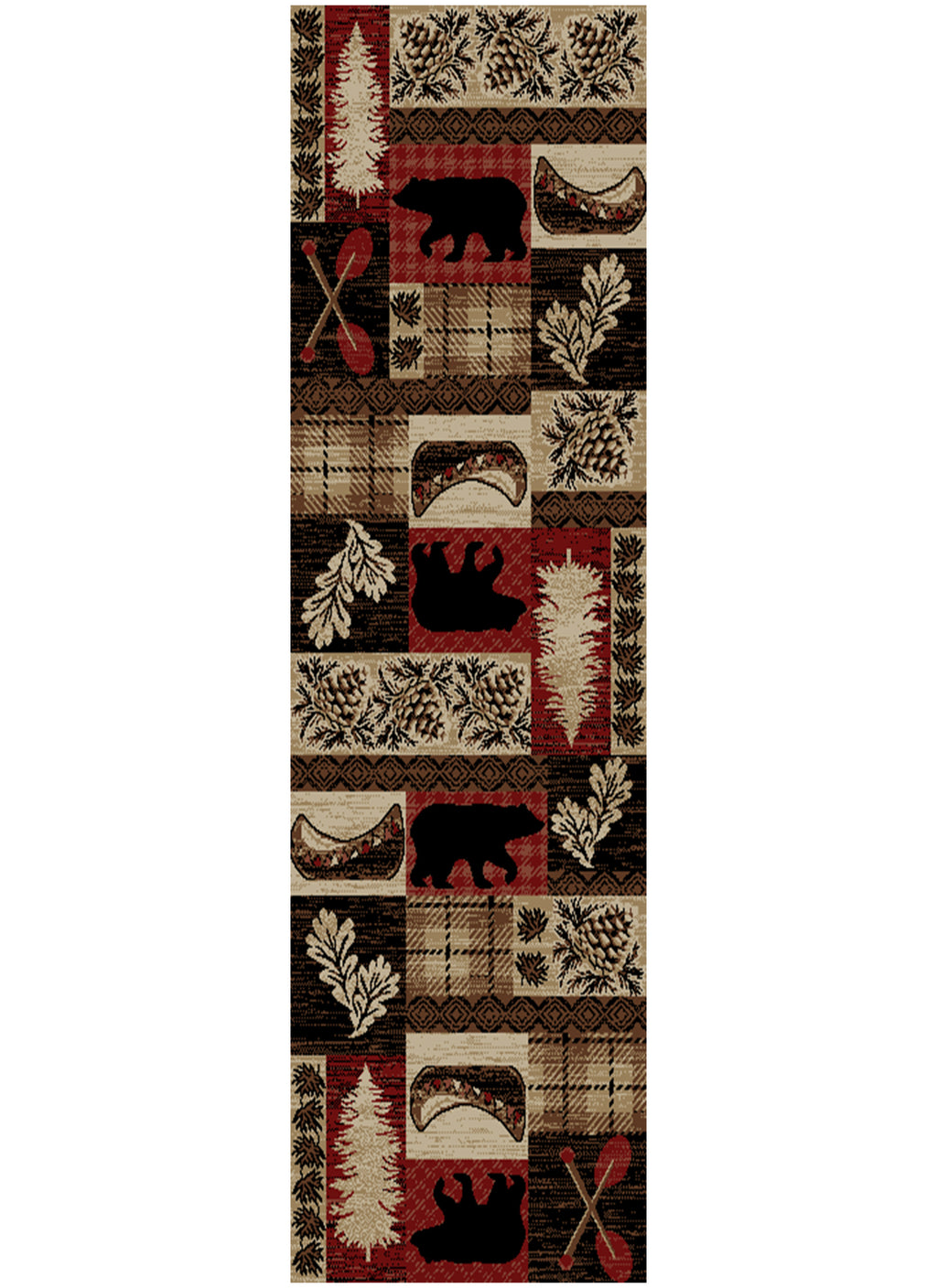 Hearthside Fall Ridge Red Area Rug