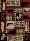 Hearthside Fall Ridge Red Area Rug