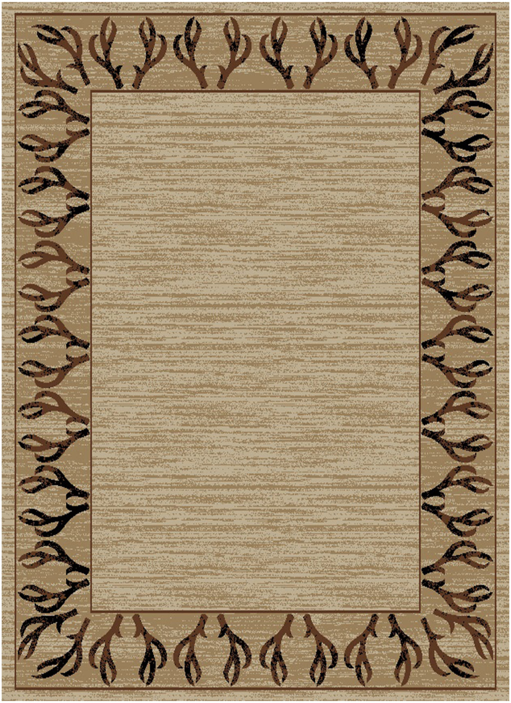 Hearthside Antler Beige Area Rug