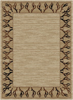 Hearthside Antler Beige Area Rug