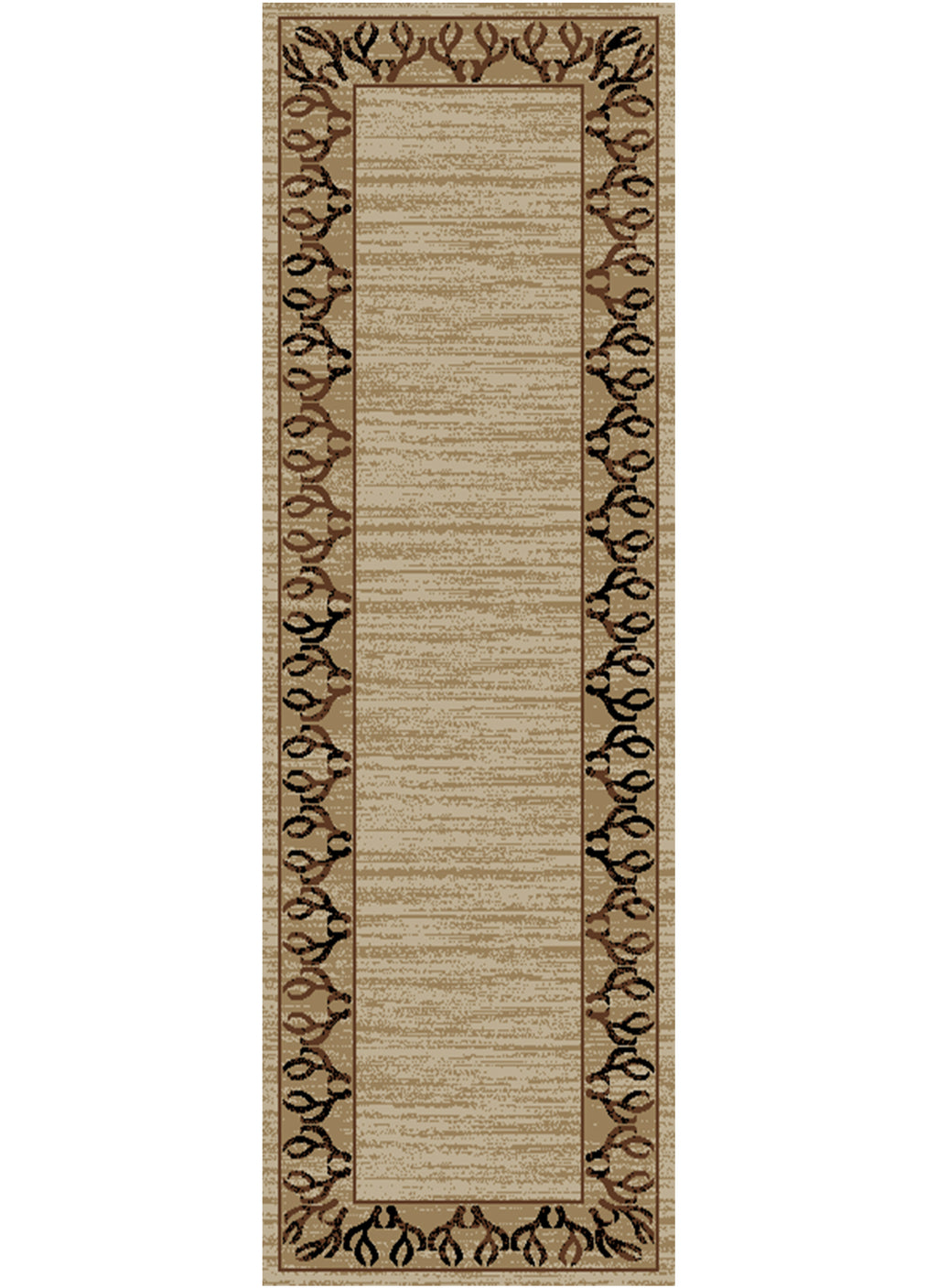 Hearthside Antler Beige Area Rug