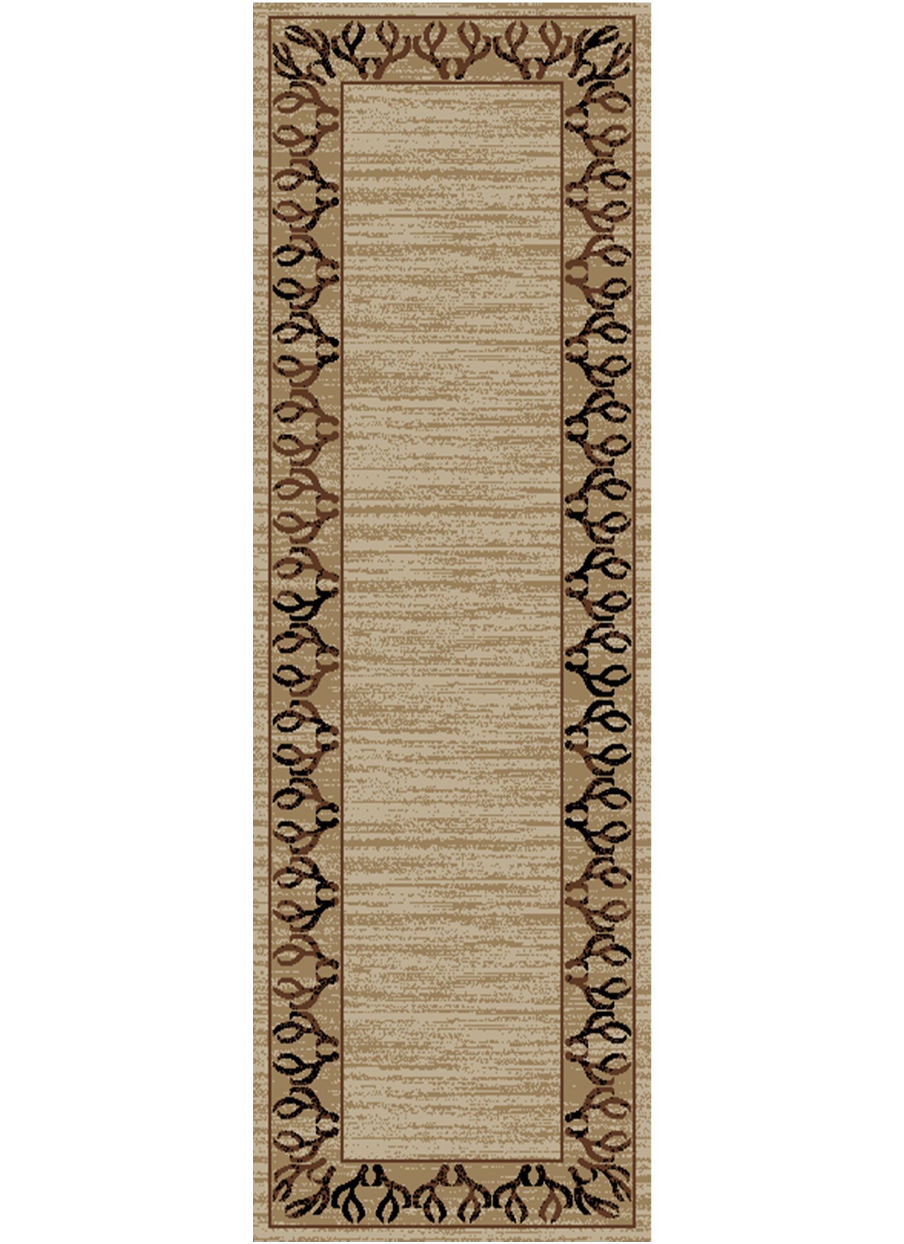 Hearthside Antler Beige Area Rug