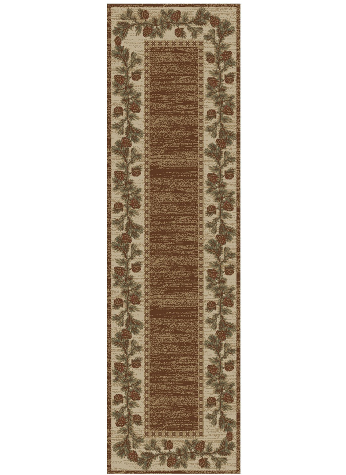 Hearthside Mountain View Brown Runner – Great Blue Heron Furniture