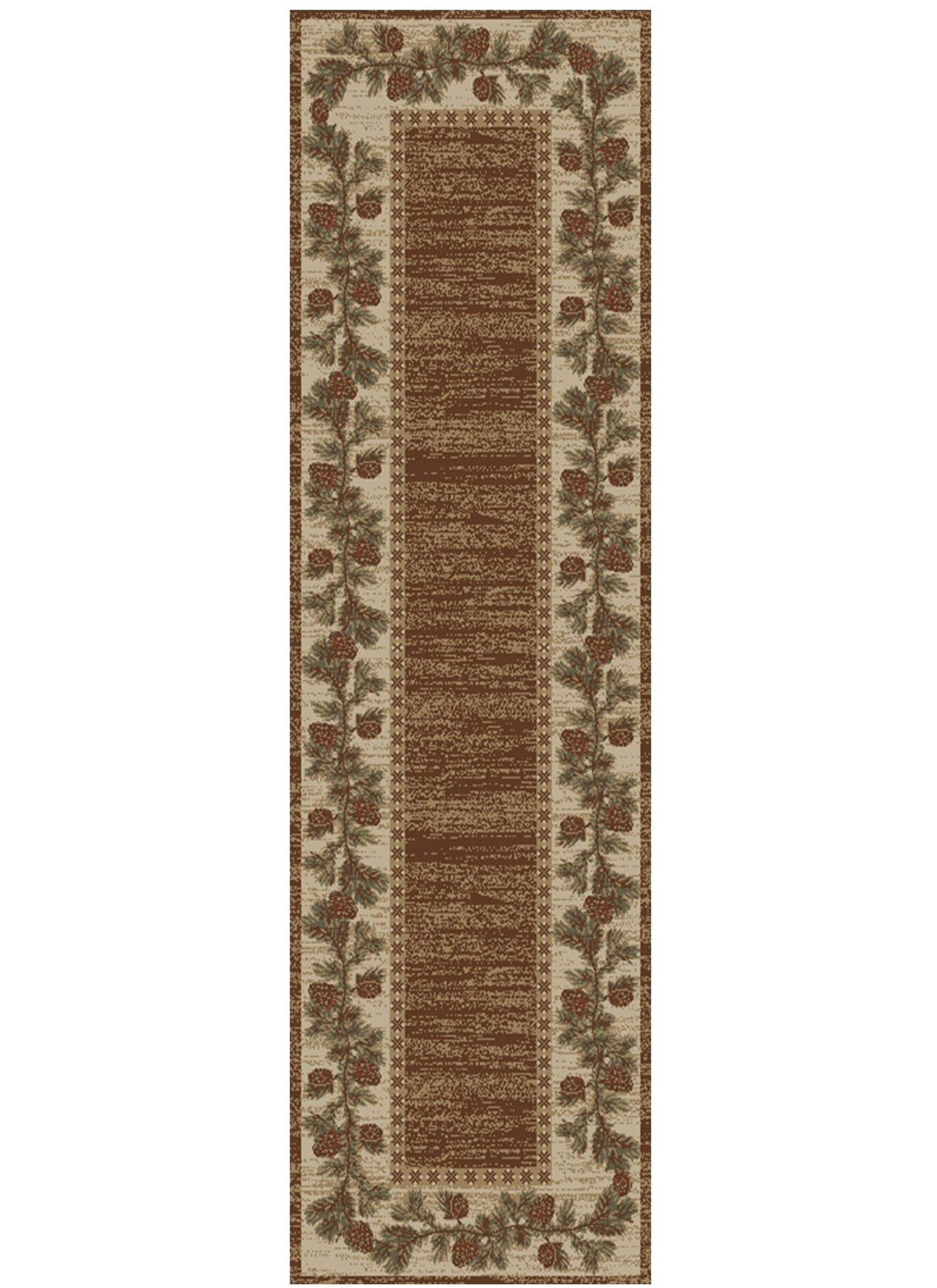 Hearthside Mountain View Brown Area Rug