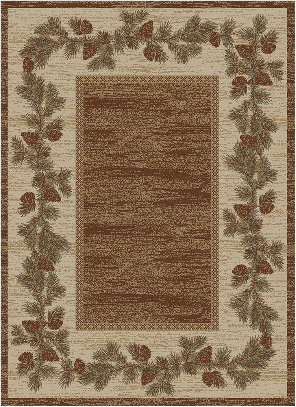 Hearthside Mountain View Brown Area Rug