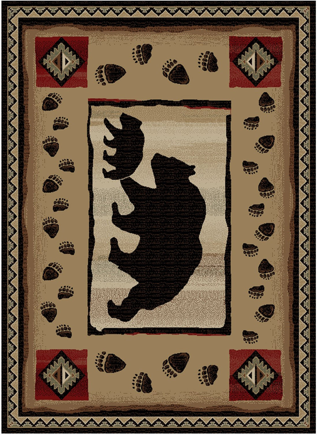 Hearthside Take The Lead Brown Area Rug