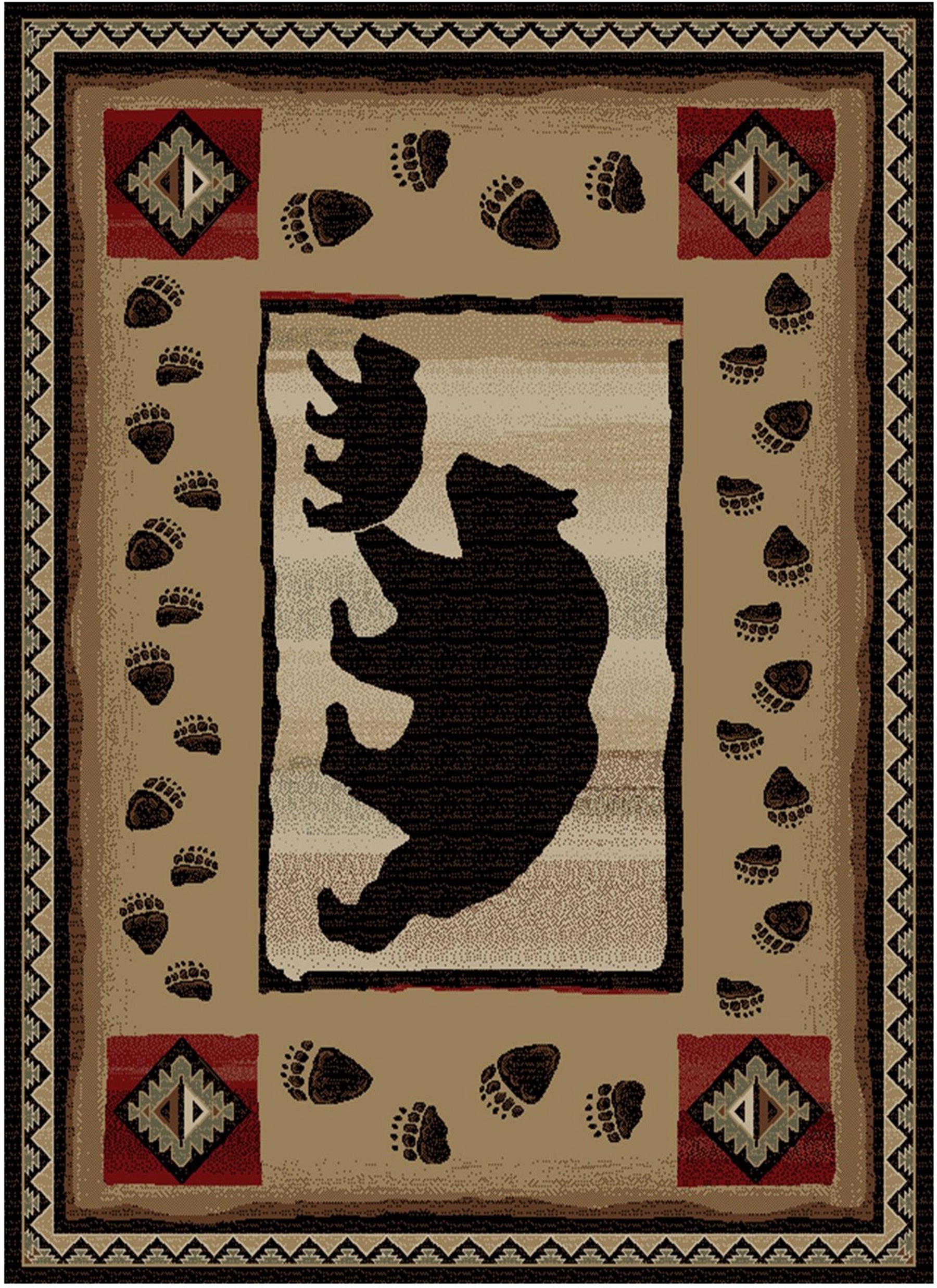 Hearthside Take The Lead Brown Area Rug