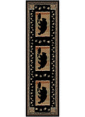 Hearthside Take the Lead Black Area Rug