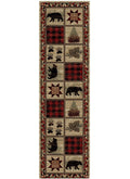Hearthside Hollow Point Red Area Rug
