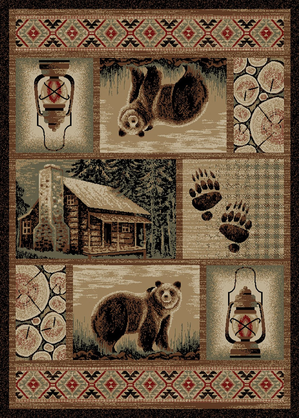 Hearthside Cabin Hideaway Area Rug