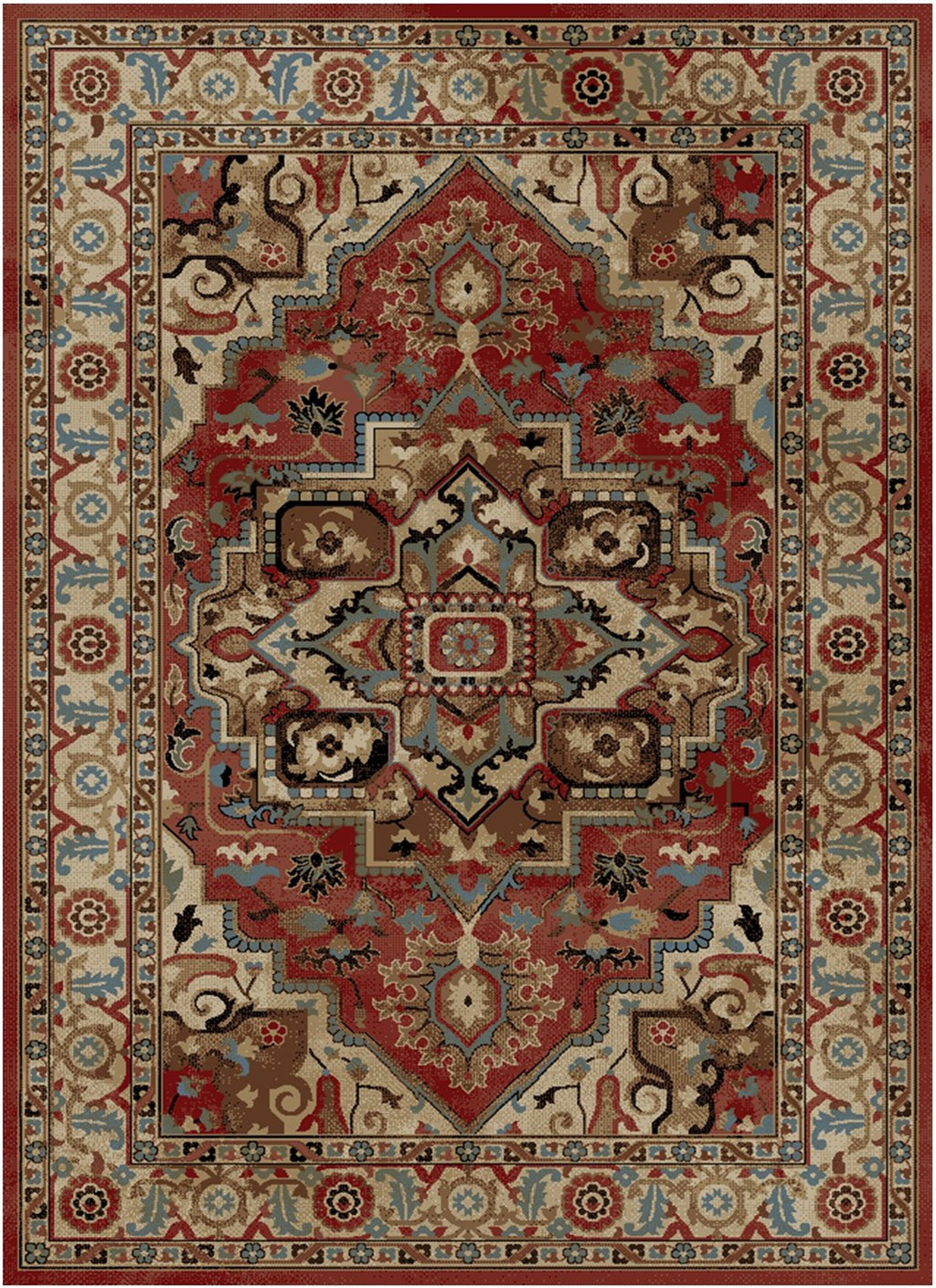 Hometown Charisma Claret Area Rug