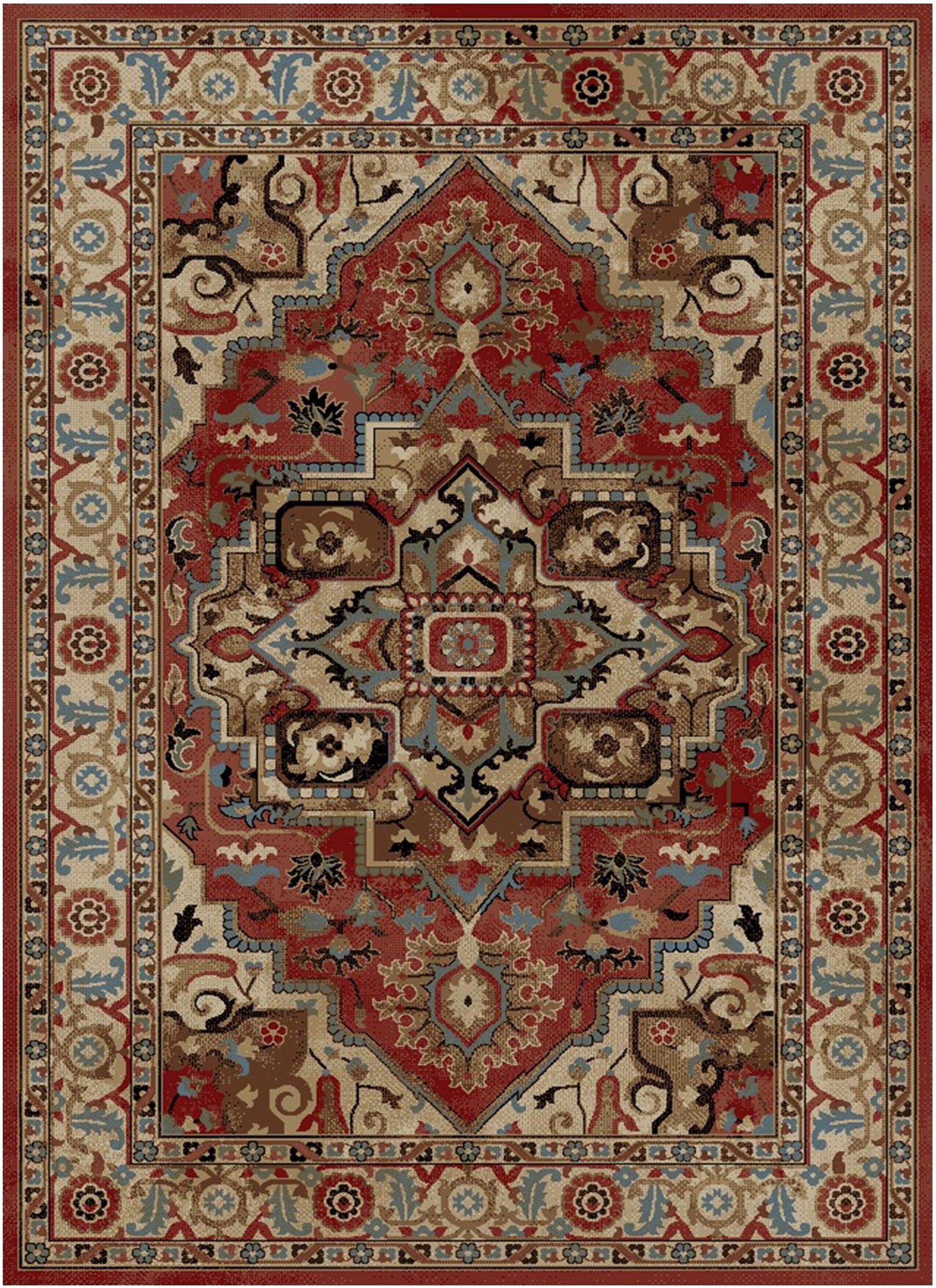 Hometown Charisma Claret Area Rug