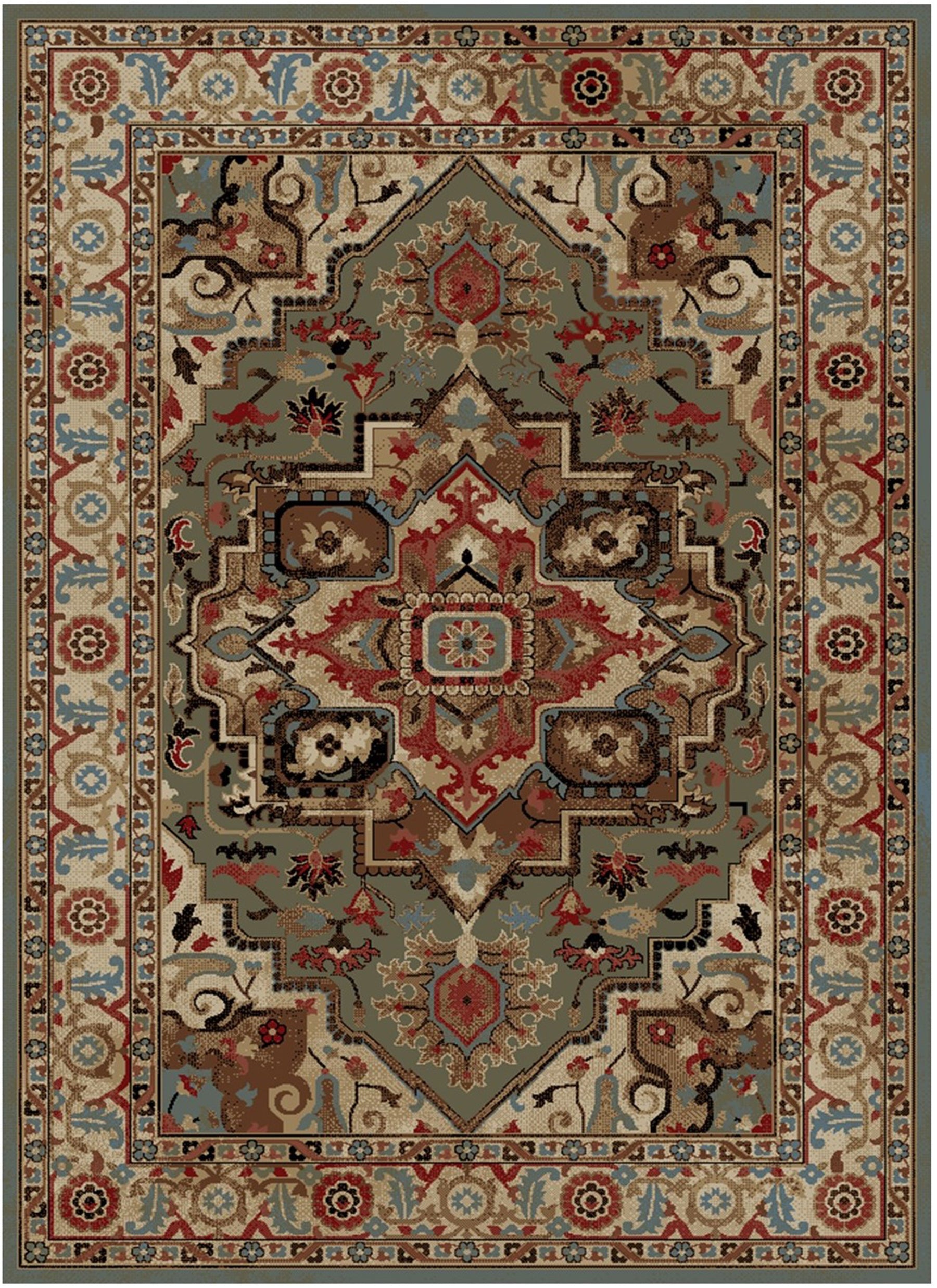 Hometown Charisma Sage Area Rug
