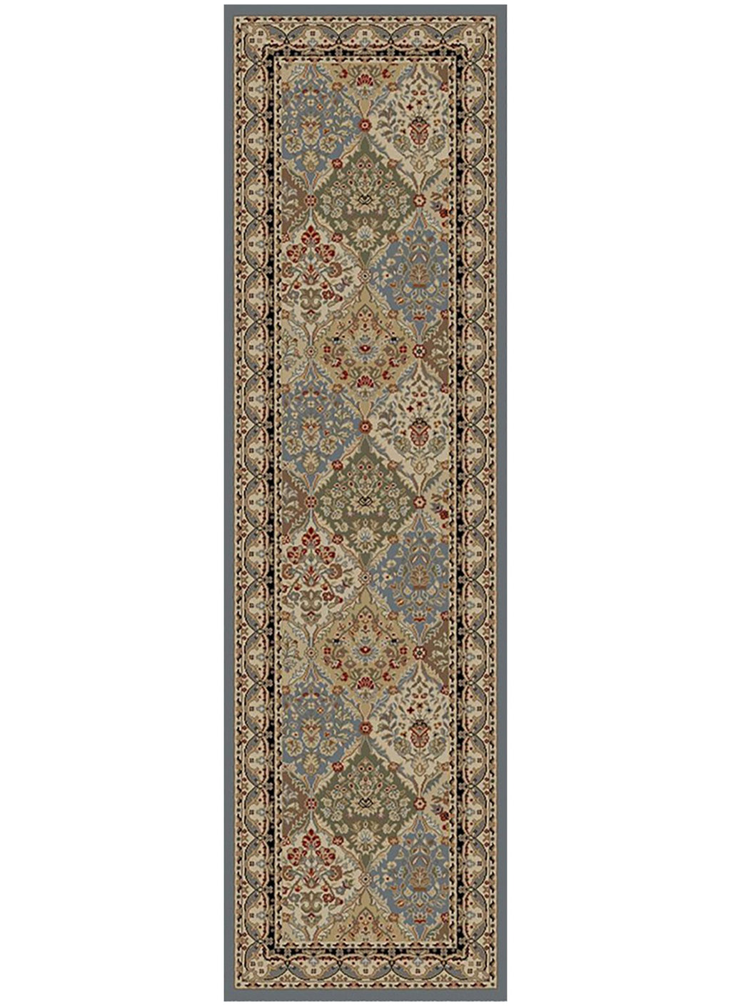Hometown Panel Kerman Cloude Area Rug
