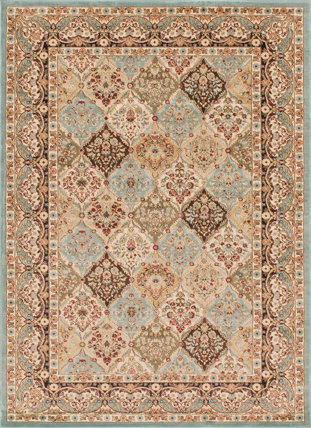Hometown Panel Kerman Cloude Area Rug