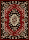Hometown Lyon Claret-Ebony Area Rug
