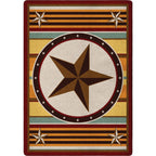 Image of an area rug, Hacienda Star - Maize