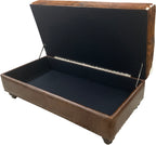 Cowhide Storage Ottoman - 60" x 30"