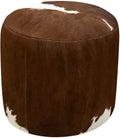 Dark Exotic Barrel Ottoman - 18" Round