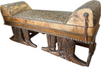 Hand Carved Boot Bench