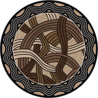 Image of an area rug, Hand Coiled - Natural