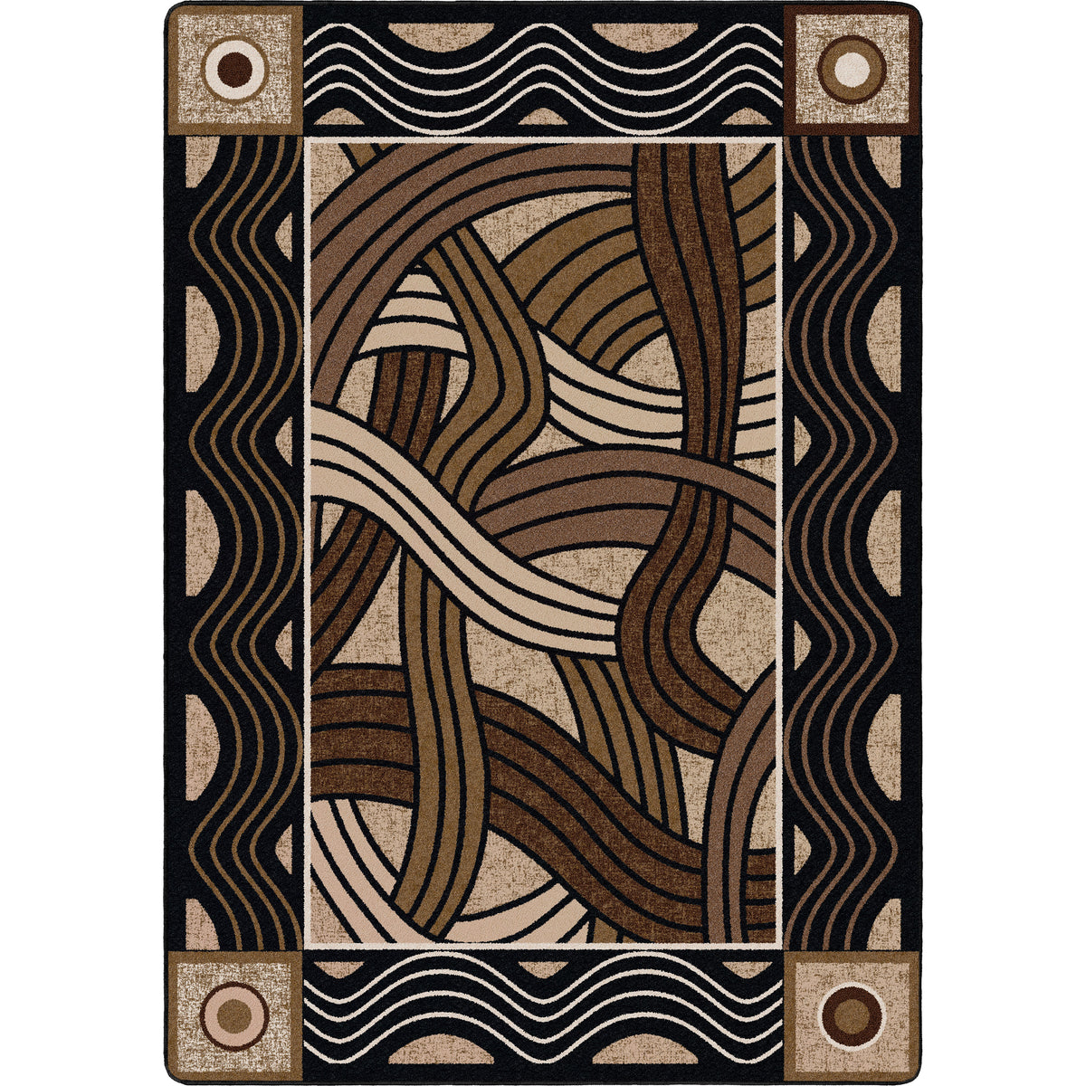 Image of an area rug, Hand Coiled - Natural