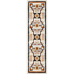 Image of an area rug, Head Winds - Coral