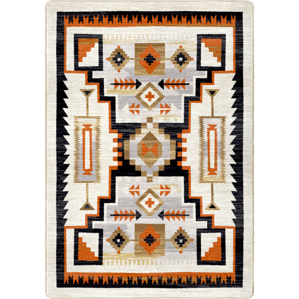 Image of an area rug, Head Winds - Coral