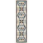 Image of an area rug, Head Winds - Turquoise
