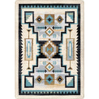 Image of an area rug, Head Winds - Turquoise