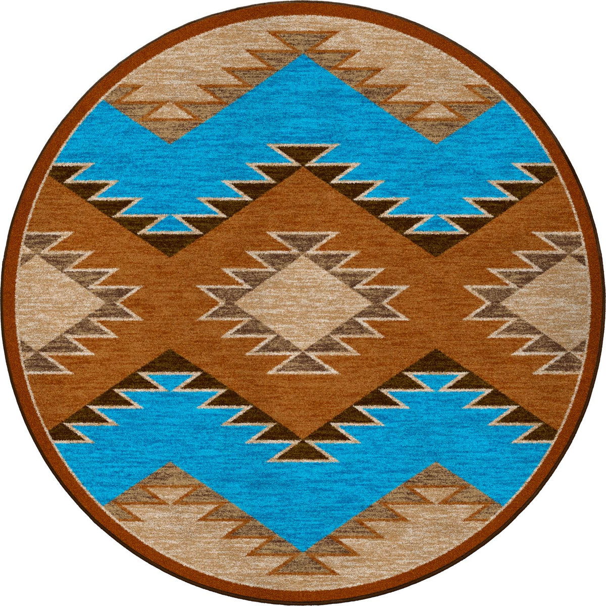 Image of an area rug, Heritage - Rust