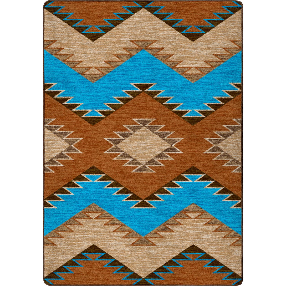 Image of an area rug, Heritage - Rust