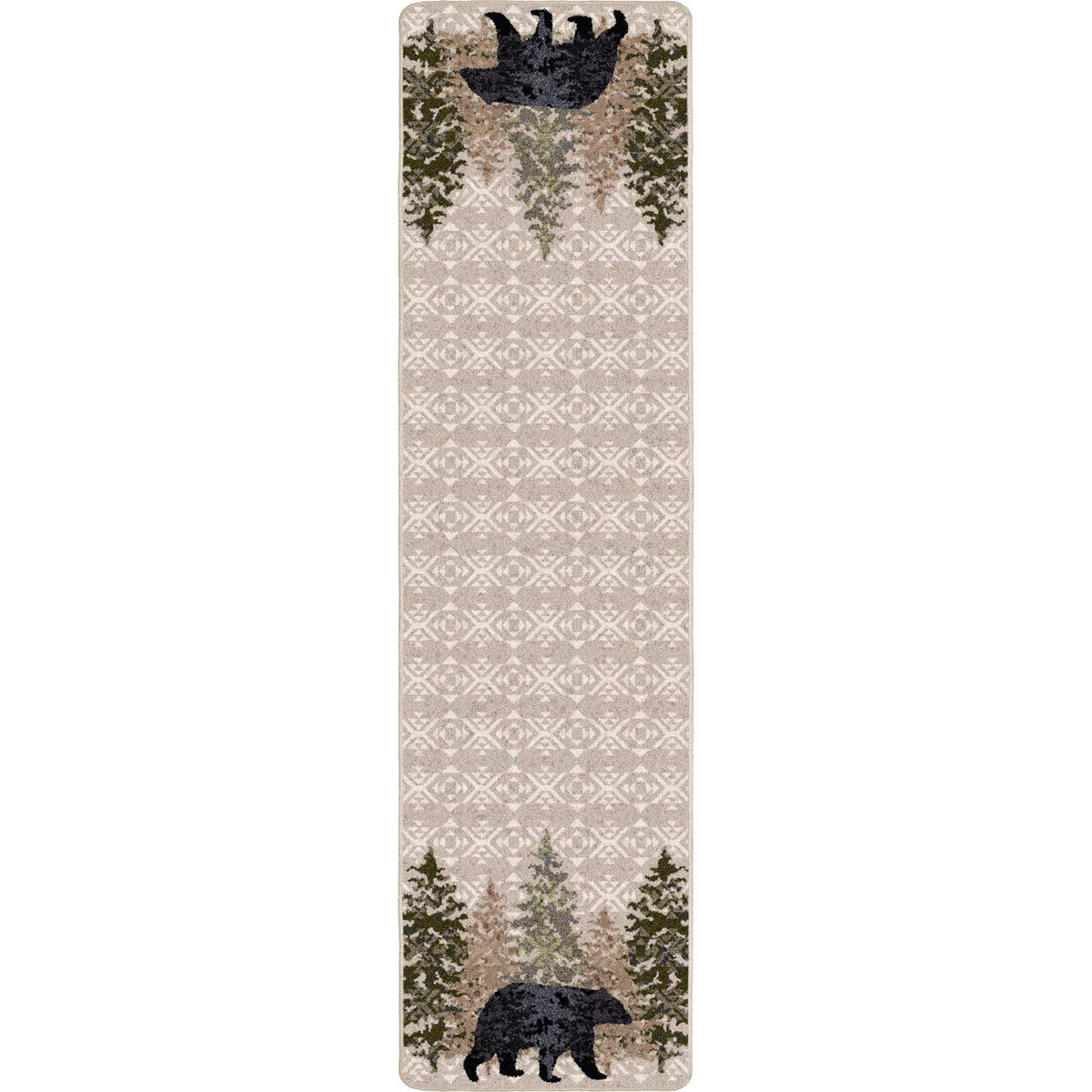 Image of an area rug, High Point Bear - Stone