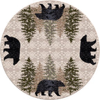 Image of an area rug, High Point Bear - Stone