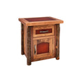 Hill Country 1 Door 1 Drawer Side Table End Table