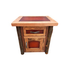 Hill Country 1 Door 1 Drawer Side Table