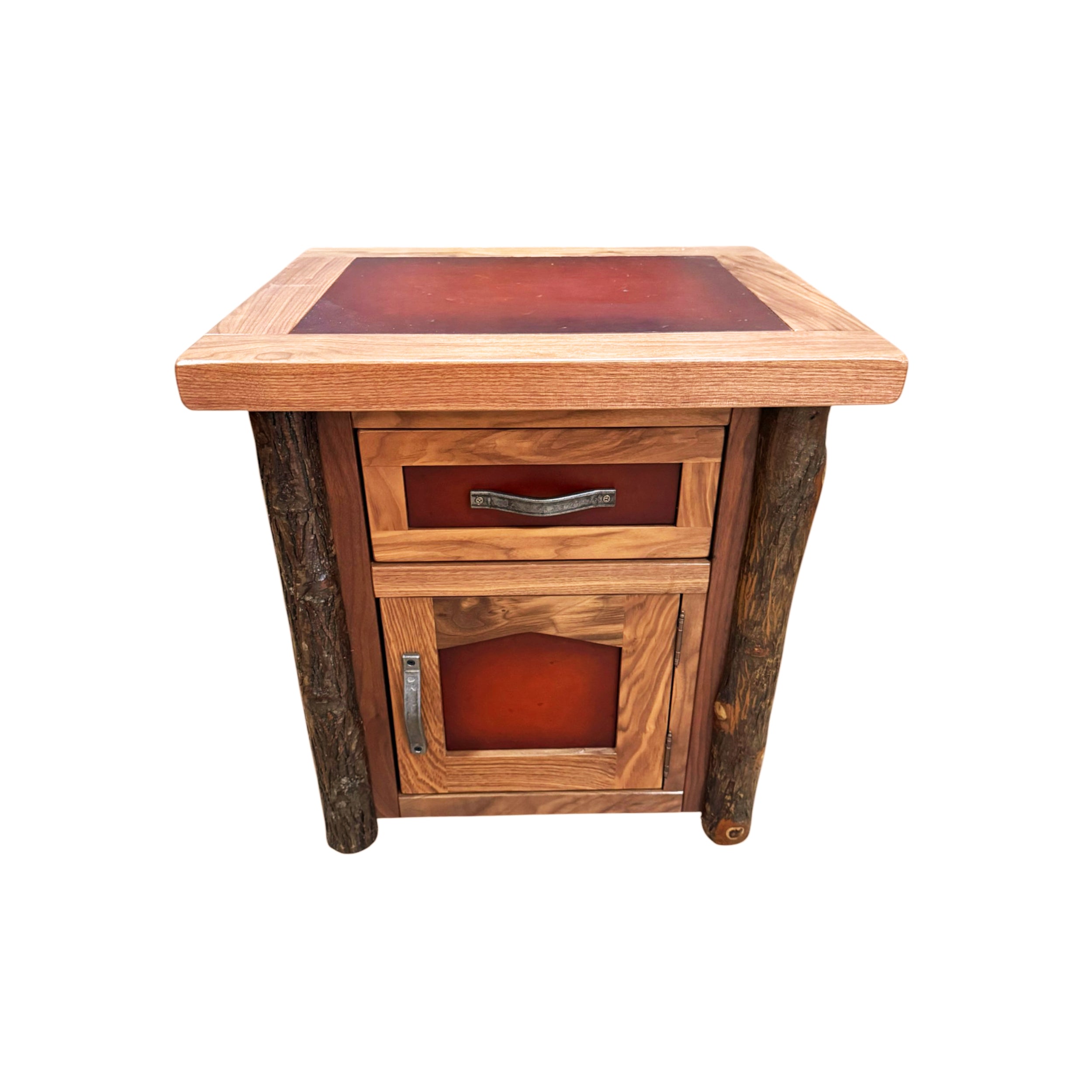 Hill Country 1 Door 1 Drawer Side Table