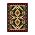 Image of an area rug, Hill Country - Red