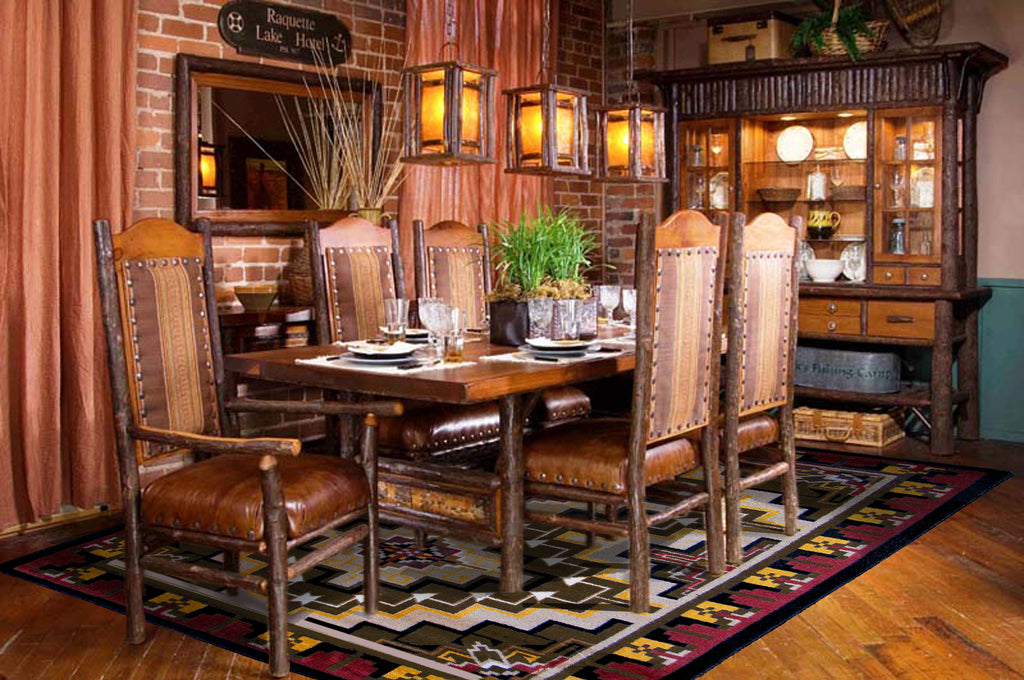 Image of an area rug, Hill Country - Red